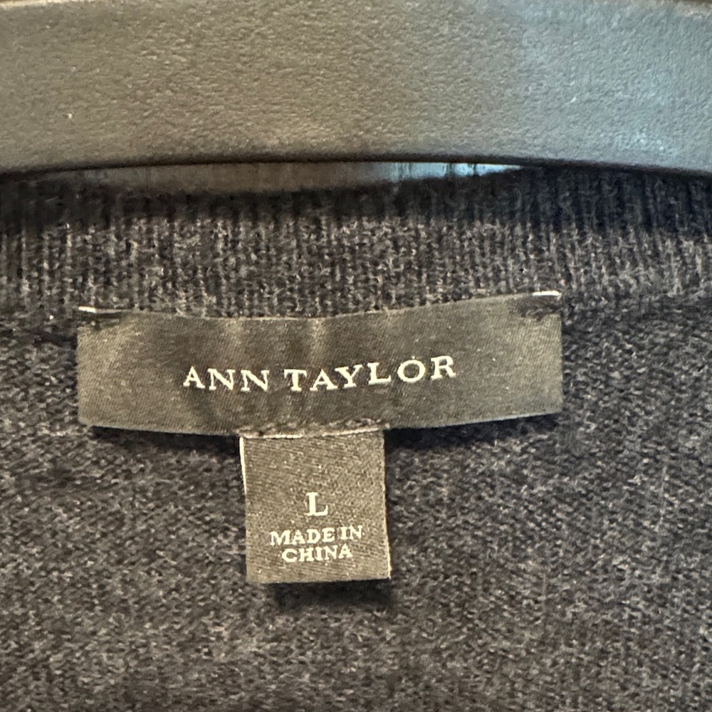 Ann Taylor Black Cardigan with Jewel Embellishments - Picture 3 of 5